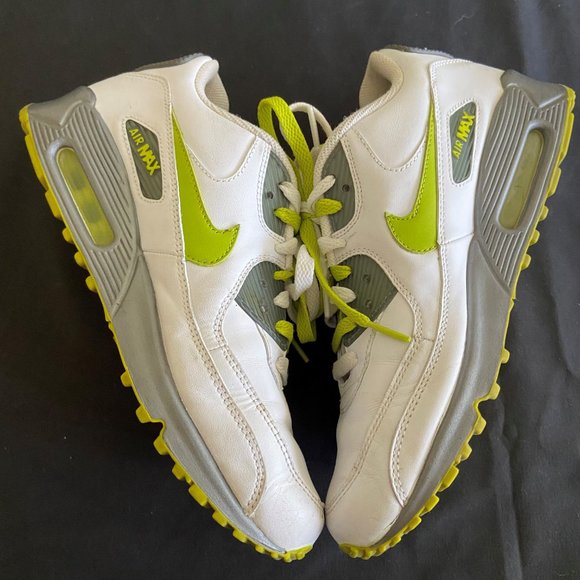 Nike Air Max 90 2006 White/ Cactus Women's SZ: 9 - Picture 4 of 7